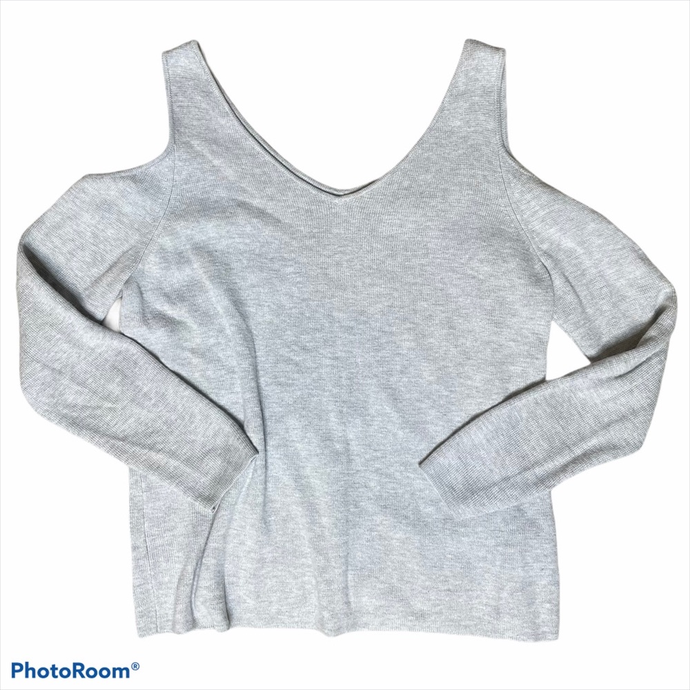 Banana republic gray long sleeve sweater medium
